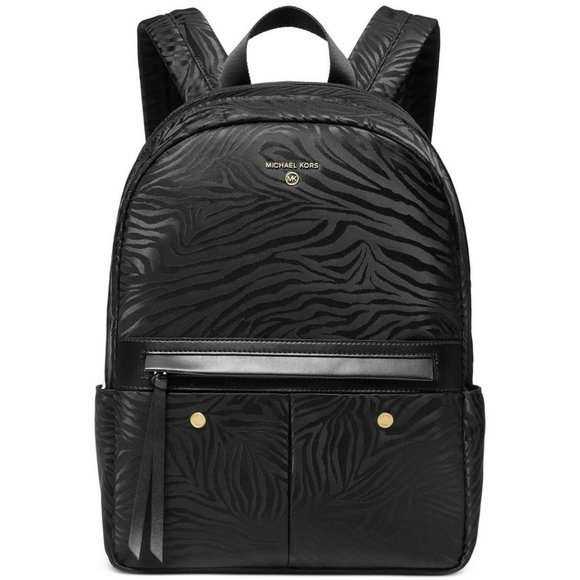 Michael Kors Prescott Medium Black Nylon Backpack School Bag main image 6